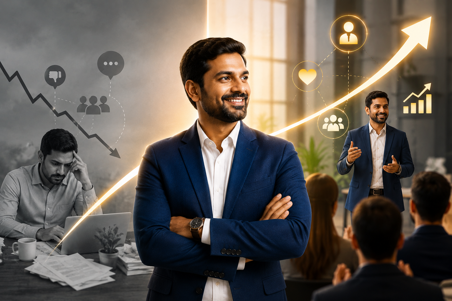 MSME business owner building a personal brand online